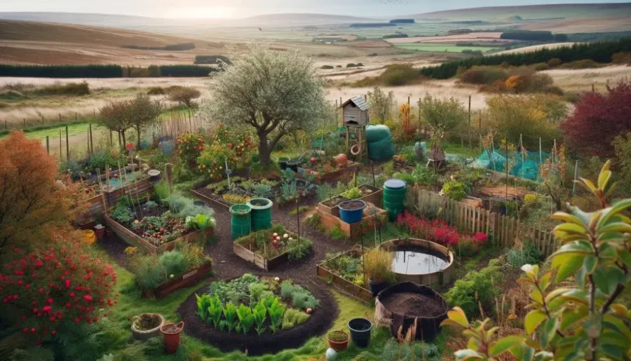 a permaculture garden