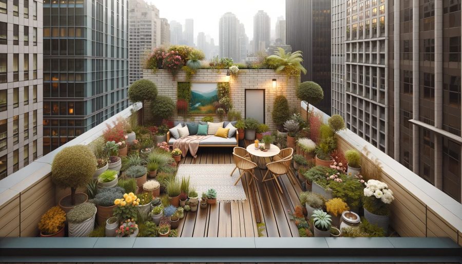 A Rooftop Garden