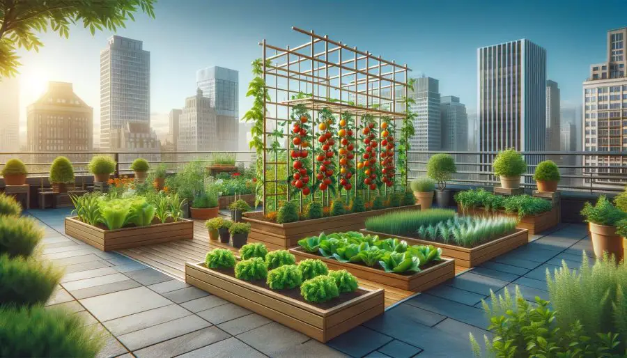 Rooftop Vegetable Garden