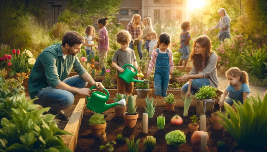 Educational Benefits of Community Gardens Providing Hands-On Learning