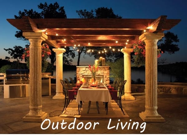 Outdoor Living Ideas Come Alive At Twilight With TheTuscany II Pergola