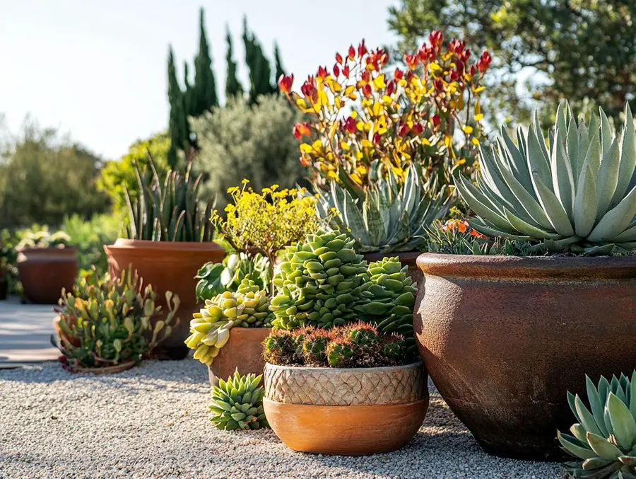 Types of Container Plants for Xeriscaping