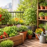 Urban Container Gardening Ideas- Using containers to create an Urban balcony garden oasis