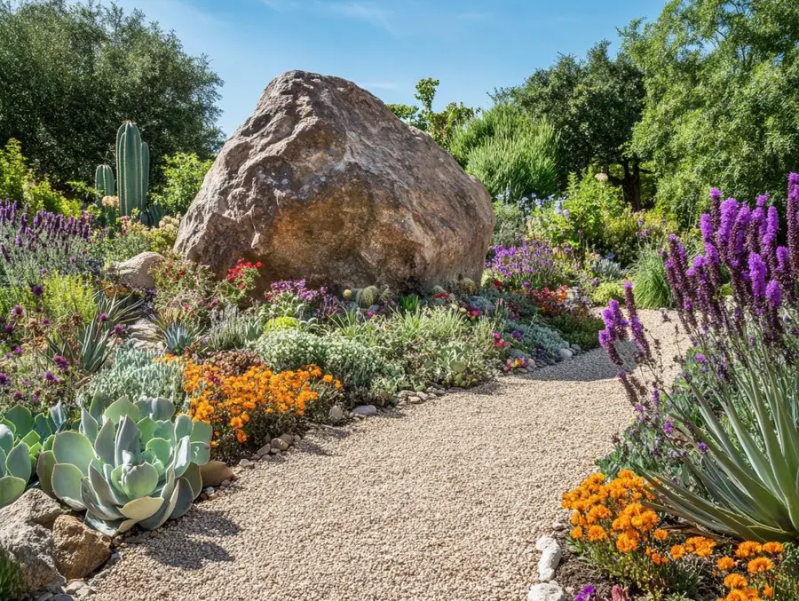 Using Non-Plant Features as Focal Points